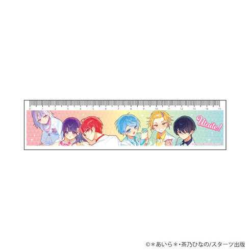 『ウタイテ!』定規15cm01/集合デザイン(公式イラスト)